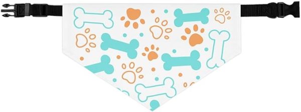 Custom Pet Bandana Collar – Personalized & Washable | Dog & Cat Bandana Stylish Pet Bandana Collar | Adjustable & Durable Dogs & Cats Printable Pet Bandana Collar |Unique Designs for Your Furry Friend - Image 3