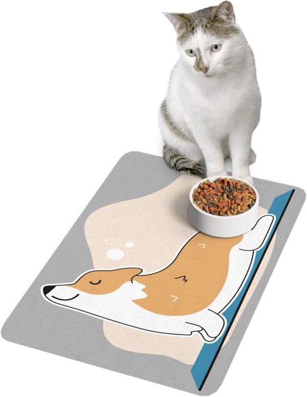 Personalized Pet Food Mat – Non-Slip & Easy Clean | Custom Dog & Cat Feeding Mat, Minimize Mess with Our Stylish and Durable Pet Placemat | Perfect for Dogs & Cats - Image 2